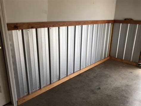 metal sheeting for garage walls|waterproof interior garage walls.